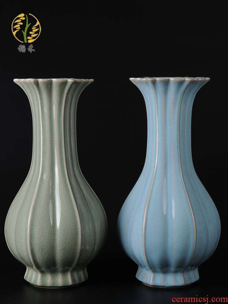 Archaize your up craft ceramic vase furnishing articles Chinese contracted household sitting room adornment ornament Chinese wind restoring ancient ways