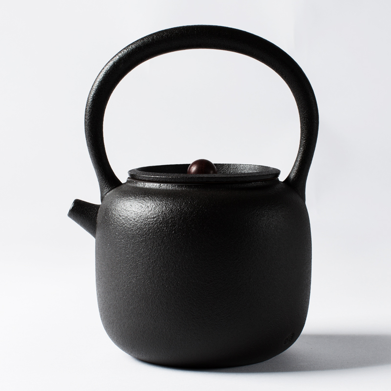 NiuRen heat - resistant ceramic kettle boiling tea machine can heat the teapot, black clay POTS to boil tea stove kung fu tea accessories