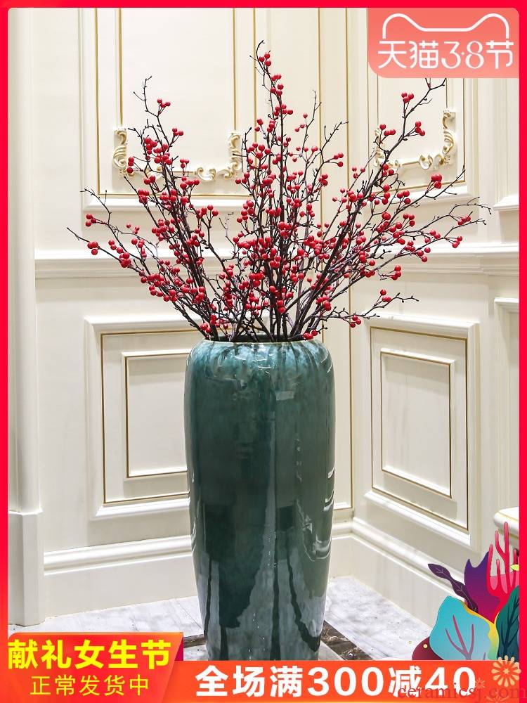 New Chinese style ceramic up of large vases, I and contracted hotel villa decorations furnishing articles flower arranging flower implement