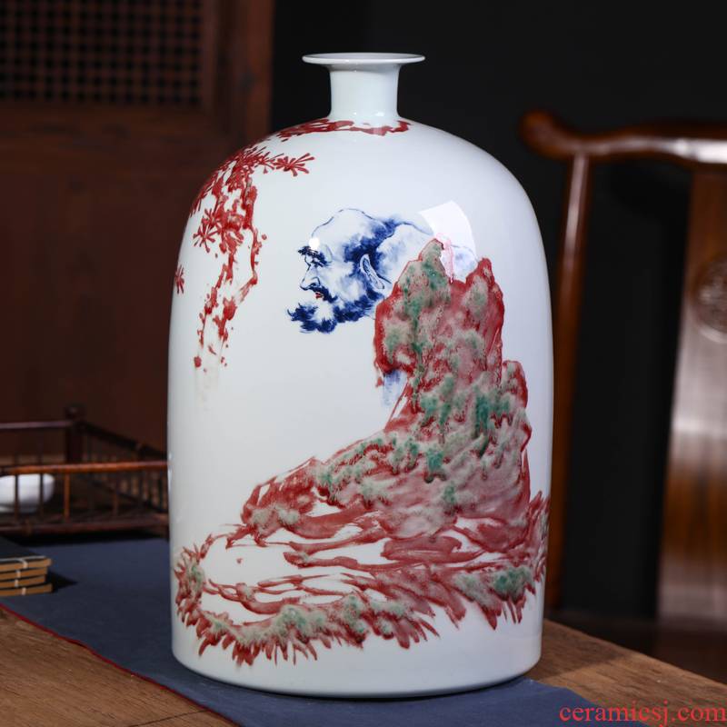 Tao blue - and - white porcelain margin youligong ceramics jingdezhen porcelain vase home furnishing articles furnishing articles art collections