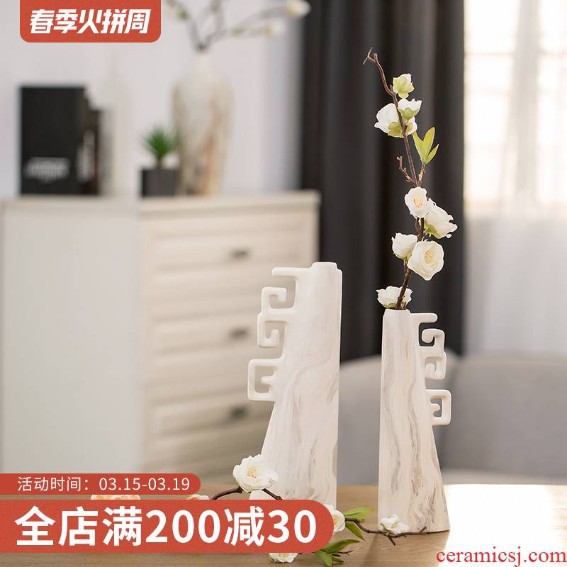 Like a flower I and contracted ceramic vase furnishing articles creative living room table decoration decoration flower vase