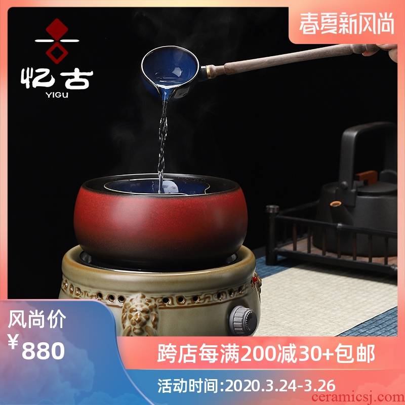 Have the ancient electric TaoLu boiled tea tea stove home office desktop small tea kettle multi - functional curing pot