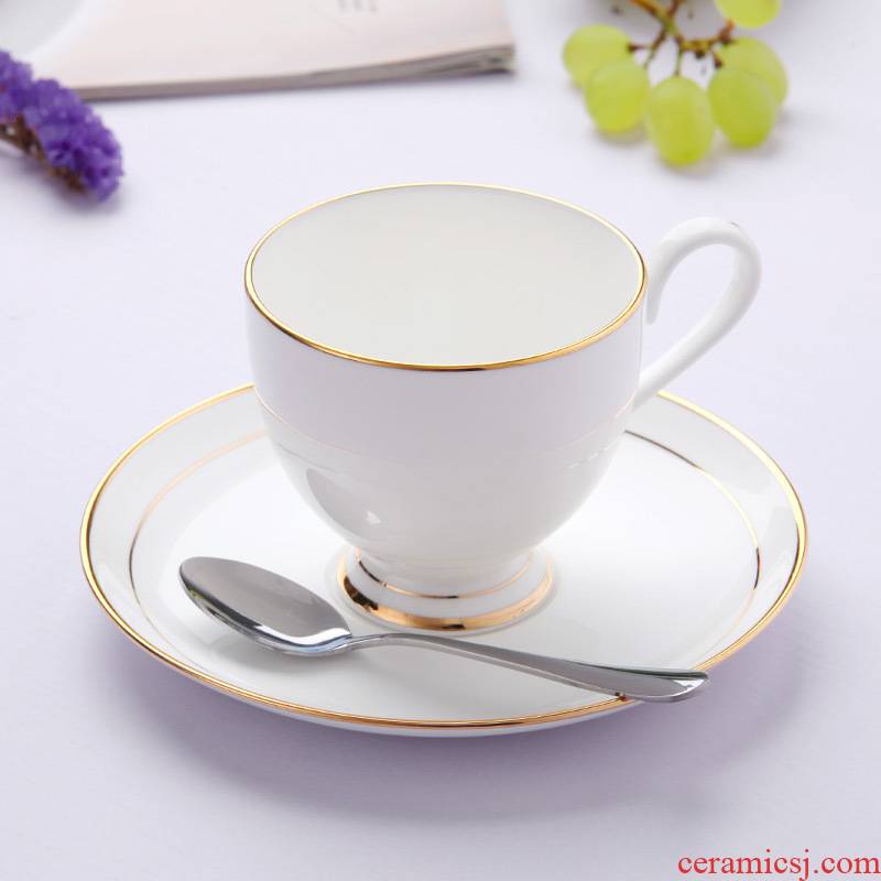Jingdezhen European - style ipads China afternoon tea set creative household soft outfit up phnom penh ceramic cup coffee cups and saucers send the spoon