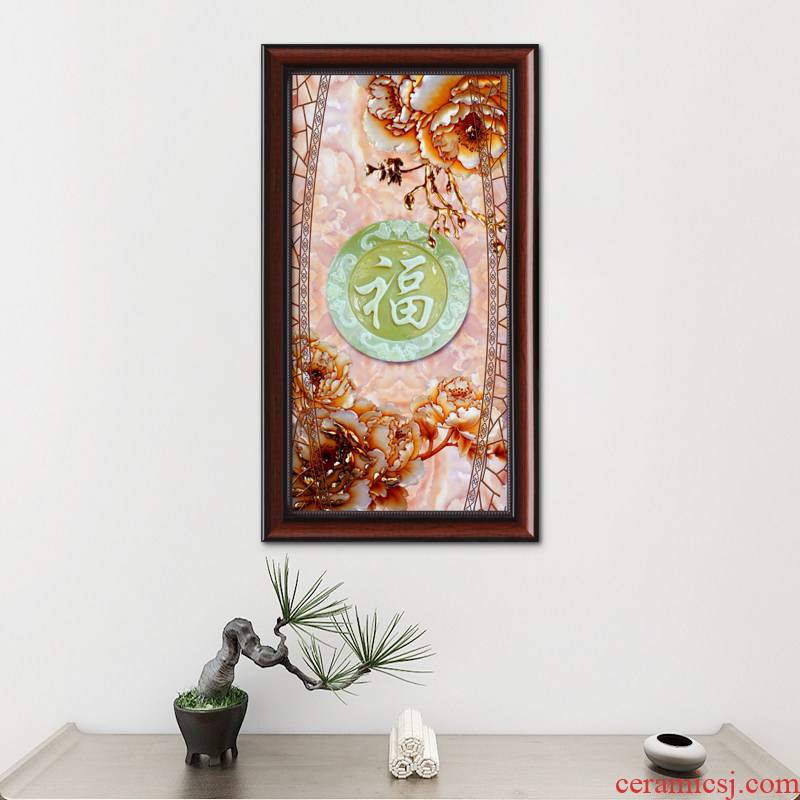 New Chinese style ceramic mural sitting room sofa setting wall decoration bedroom horizontal version stair porch corridor hang a picture