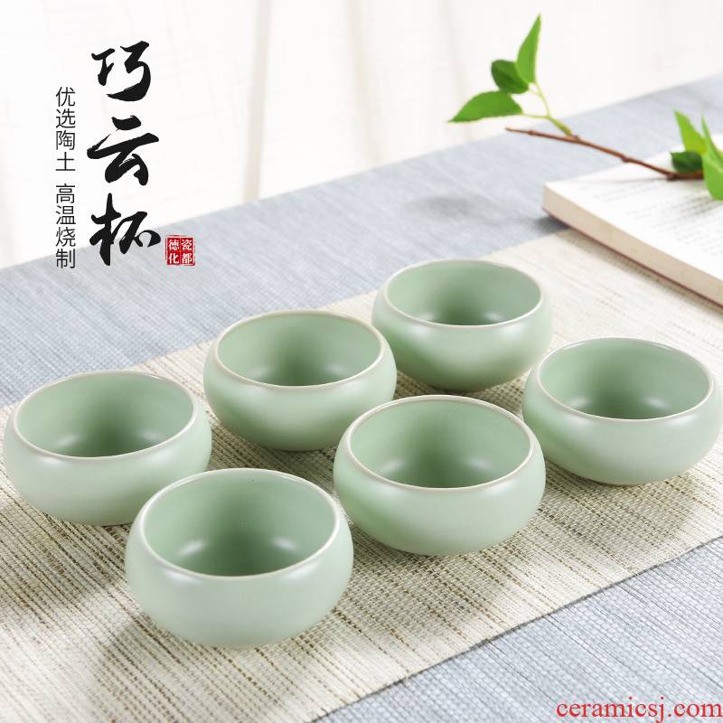 Beauty cabinet to open the slice your up tea cups small master cup teapot single CPU ceramic kunfu tea tea sample tea cup