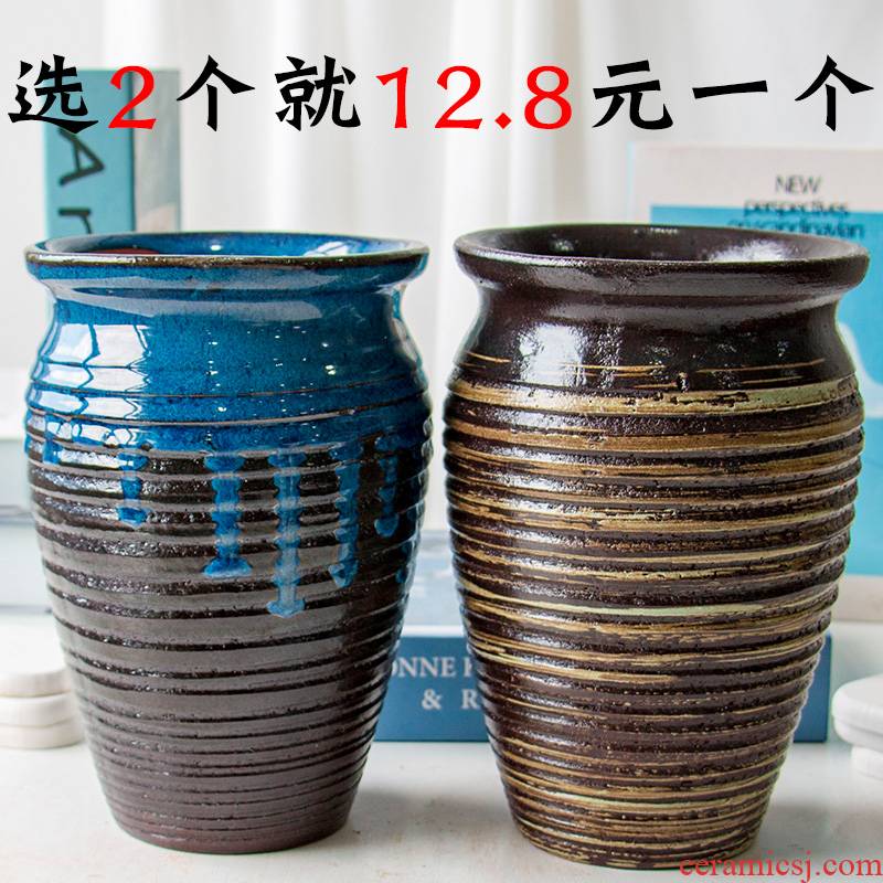 Many Chinese rose flower pot through pockets tao old running more meat the plants to heavy purple orchid ceramic POTS mage flowerpot