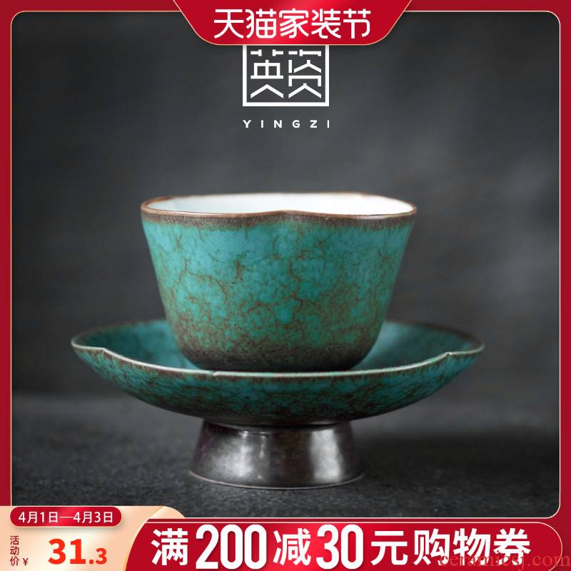 British tea tea taking master cup kunfu tea cup tea sample tea cup ceramics cup small hat to a cup of tea light