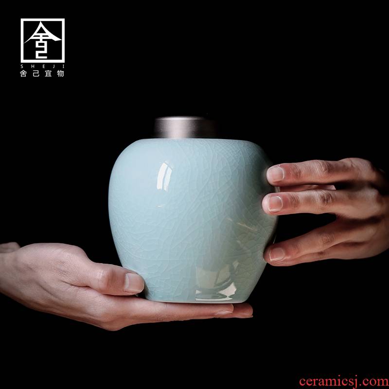 The Self - "appropriate content seal pot in Japanese ceramic tea pot of household saving POTS, POTS ceramic pot of tea warehouse storage