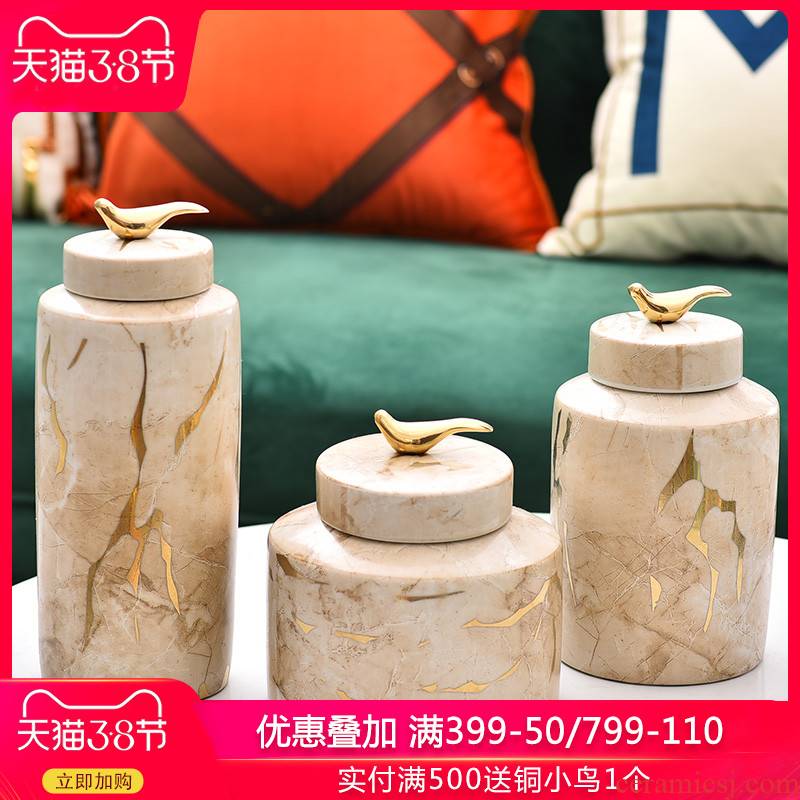 New Chinese style household act the role ofing is tasted ceramic vases, flower arranging flower implement furnishing articles quality of modern home decoration home decoration