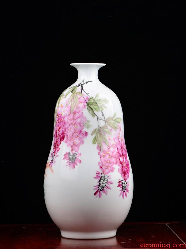 The Master of jingdezhen ceramics hand - made pastel vases, flower arrangement of prosperity home sitting room adornment is placed