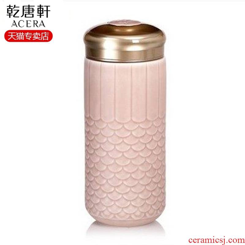 Do Tang Xuan porcelain cup will "bringing a portable take creative ceramic water in a cup of office business gifts