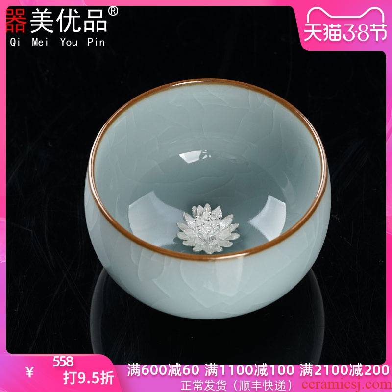 Is the best product with anemones your up small cup pure manual open can raise the master cup single glass ceramic sample tea cup