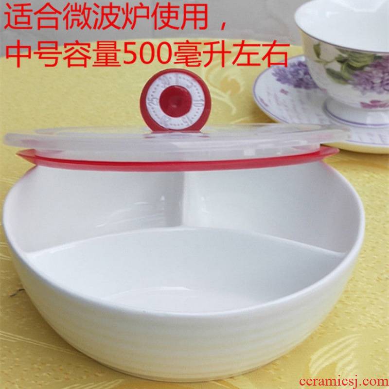 Ceramic points tray was Japanese ceramics tableware, lunch box bowl dish plate of creative household points three frames