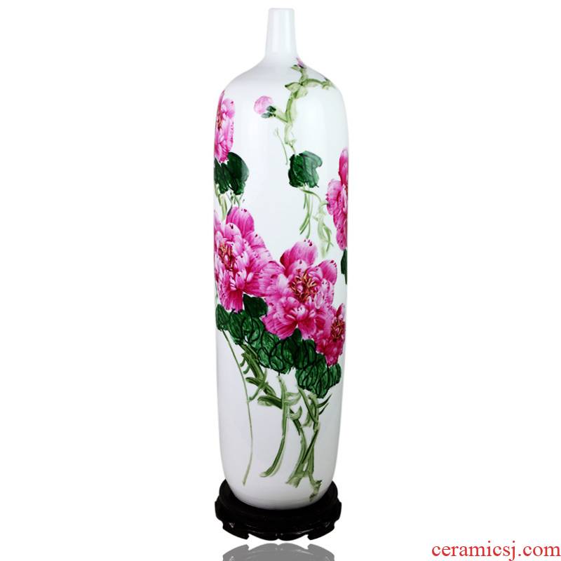 Jingdezhen ceramics famous hand - made vases furnishing articles large aj166 household ground sitting room adornment arts and crafts