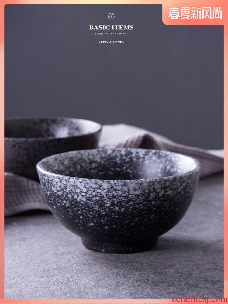 Ceramic bowl with rice bowls under glaze color small bowl of soup bowl dessert bowl of breakfast bowl restaurant ltd. household use