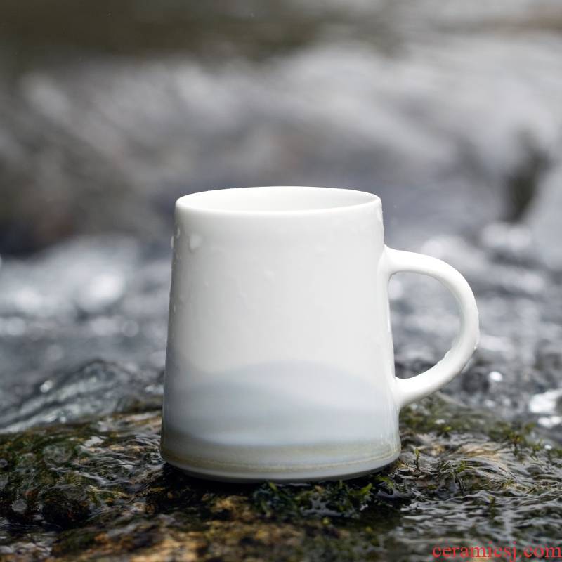 Zealand-based Scenic mountains between jingdezhen ceramic cup children male creative artistic mark cup household glass gifts Chinese wind