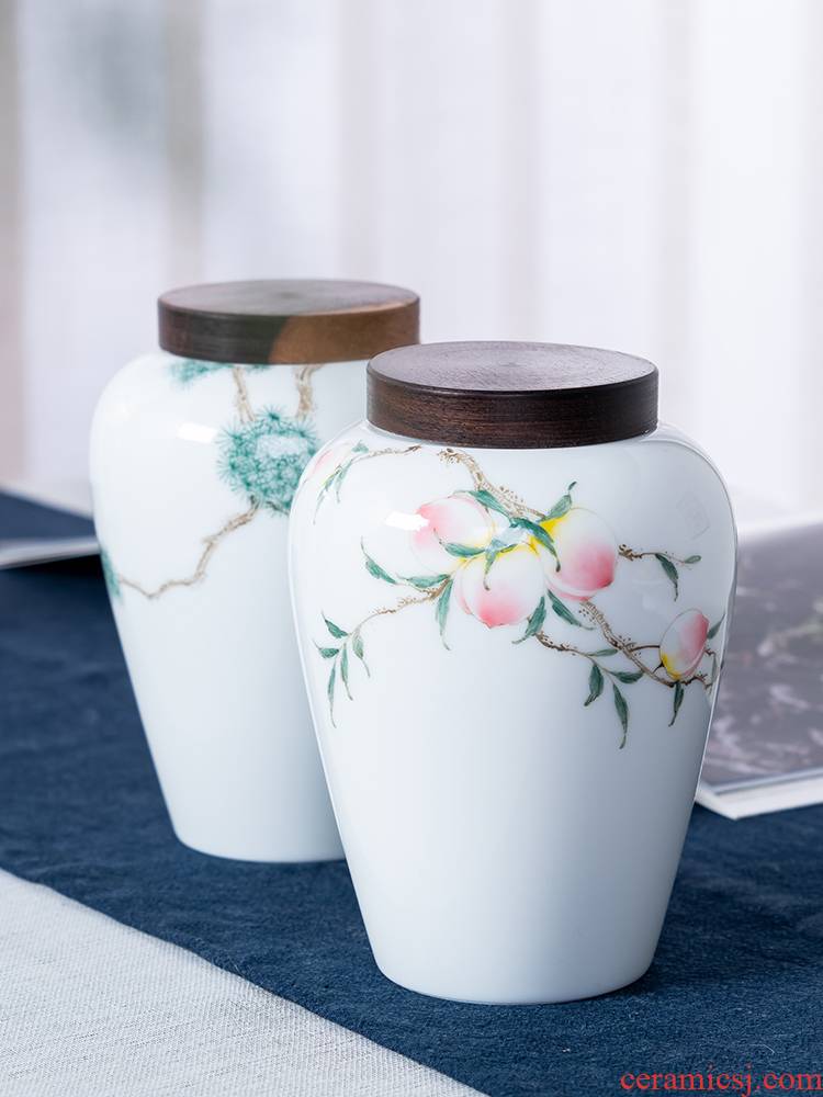 Jingdezhen ceramic tea pot hand - made seal pot black tea pot home make tea tea pot moistureproof manually