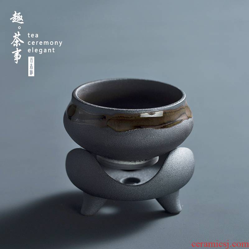 Babson d tea filter Japanese zen rust and wind restoring ancient ways is coarse pottery) tea strainer kung fu tea accessories
