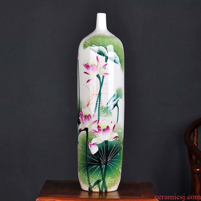 High creative modern ceramic vase sitting room place large household crafts flower decoration wine antique decoration
