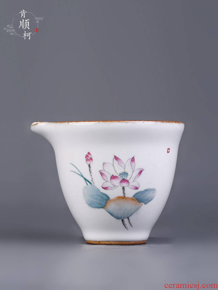 Your up hand - made lotus more creative tea accessories fair keller jingdezhen manual heat - resistant ceramic points of tea