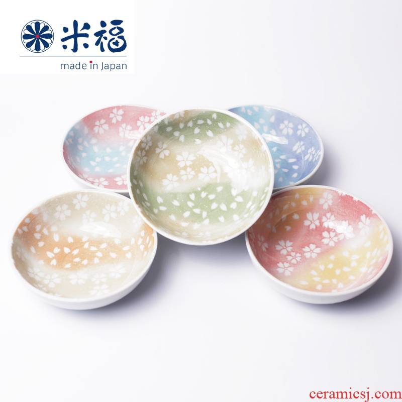 M f imported from Japan Japanese household ceramics tableware little dish creative side dish taste disc DVD with sauce