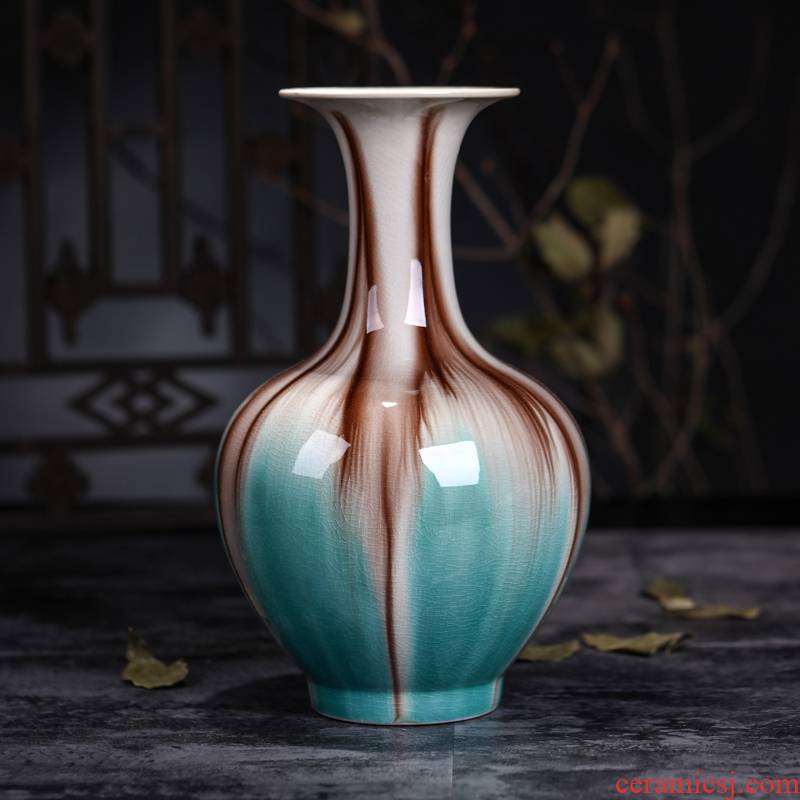 Jingdezhen ceramic vase furnishing articles sitting room adornment flower vase vase household decoration room decoration