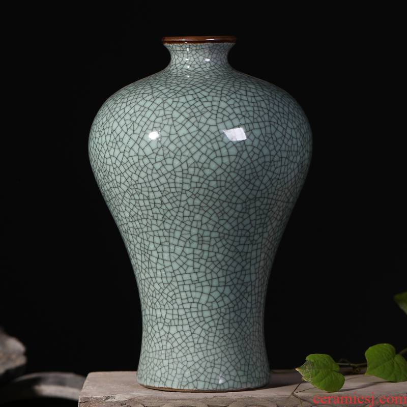 Archaize of jingdezhen ceramics up open piece of modern home decoration flower vase sitting room place TV ark