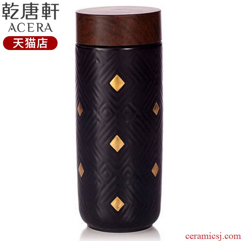 Do Tang Xuan work miracle China cups and gold cup with wood grain and creative gift ceramic cup with cover the cup is it