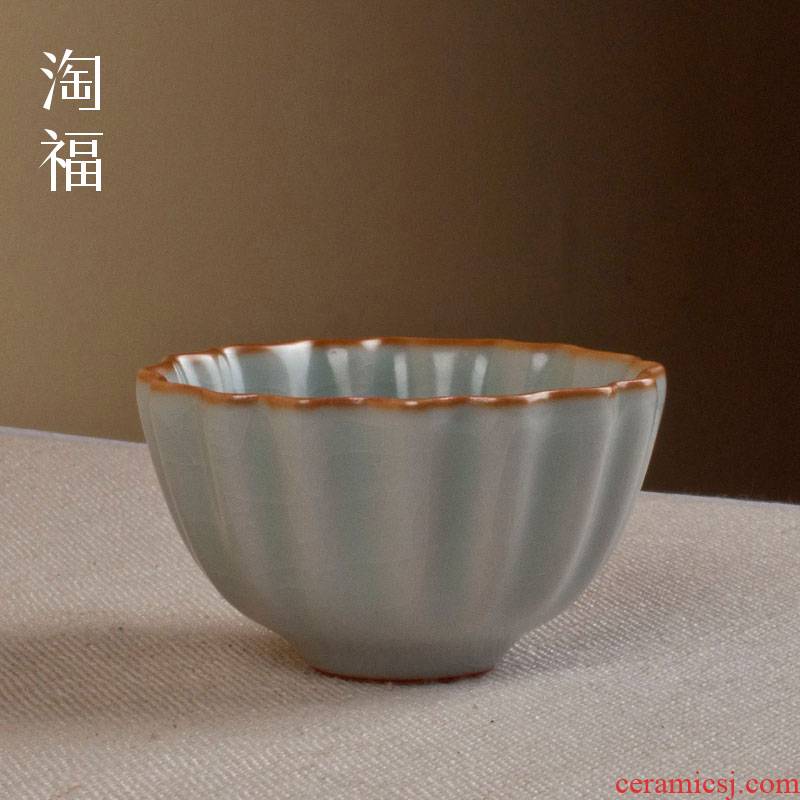 Jingdezhen ru up market metrix who mugs kung fu tea cup sample tea cup only your porcelain slice open a single CPU