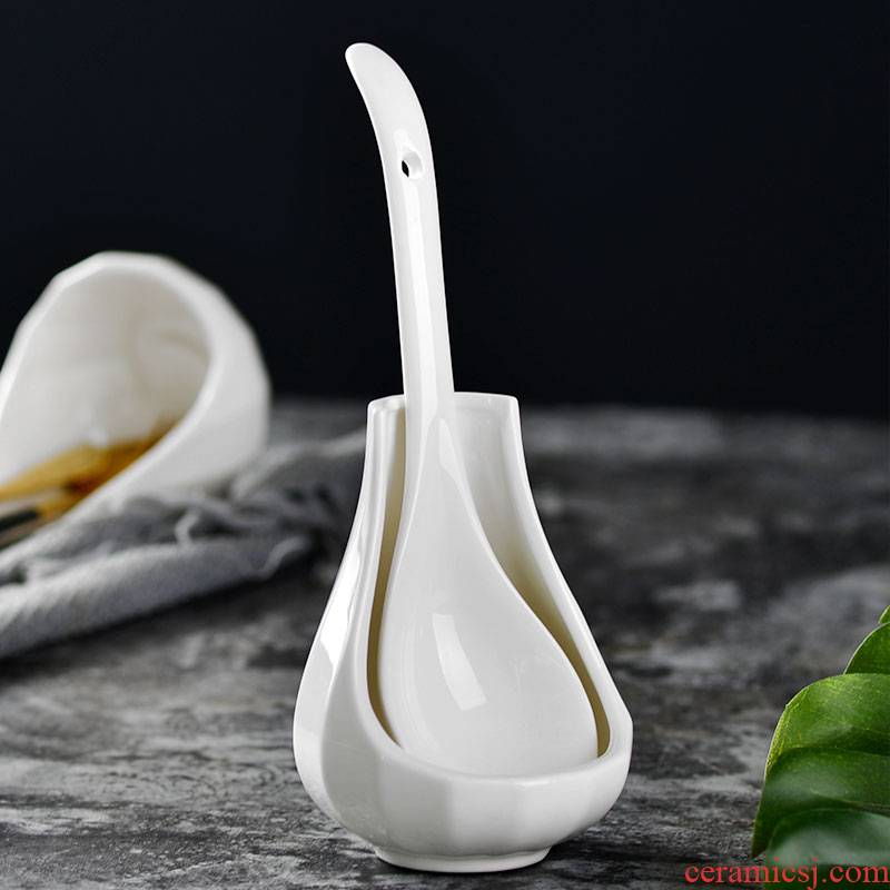 Kitchen spoon shelf ltd. hotpot restaurant spoons frame spoon bracket the receive a case ceramic tableware household size