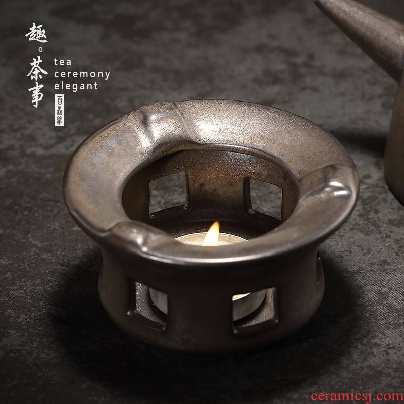 Babson d Japanese oxidation of glaze dry stage coarse pottery teapot based'm boil tea stove temperature small tea ceramic alcohol stove