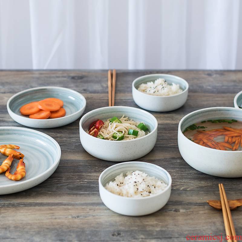 Unknown impression Japanese - style tableware suit Korean home dishes dish dish dish home outfit ceramics originality