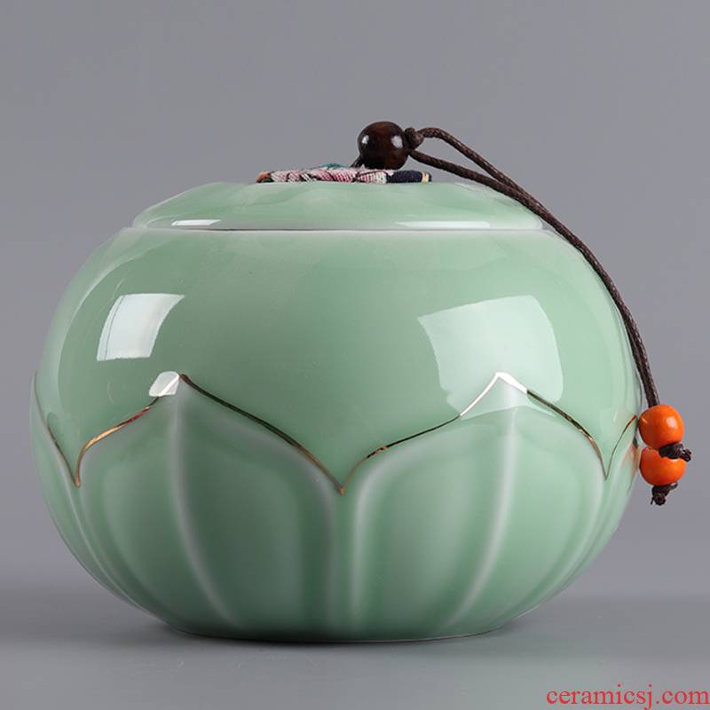Ceramic tea pot sealed in the jar, household saving POTS, black tea, green tea pu 'er tea custom wholesale box