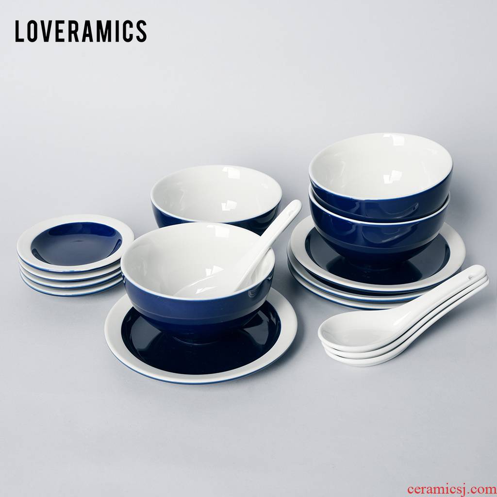 Loveramics love Mrs Er - go! (sapphire) household utensils dishes suit Chinese 16 pieces