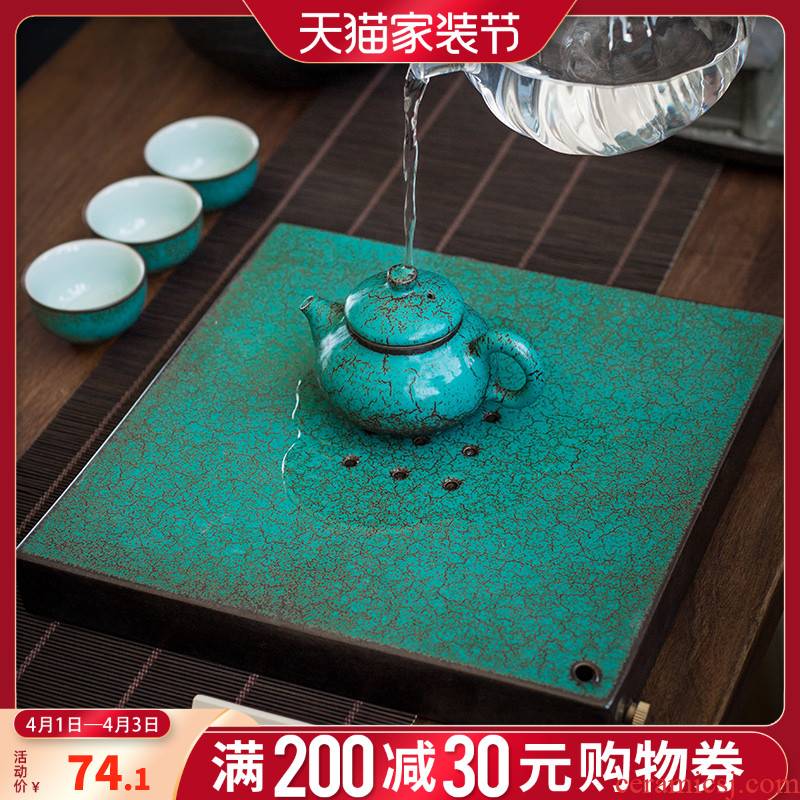 Dry tea disc storage Dry terms plate ceramic Dry those contracted tea sets of kung fu tea tea saucer dish