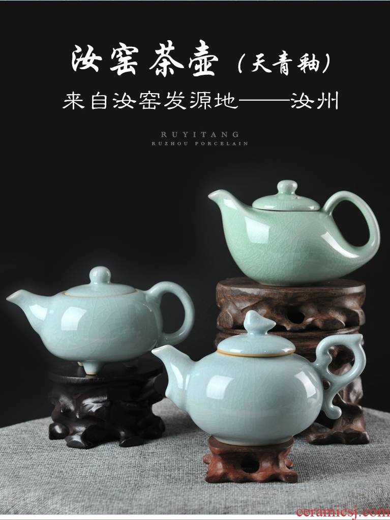 Undressed ore archaize your up ceramic teapot kung fu tea set single pot of black tea teapot side restoring ancient ways, the home office