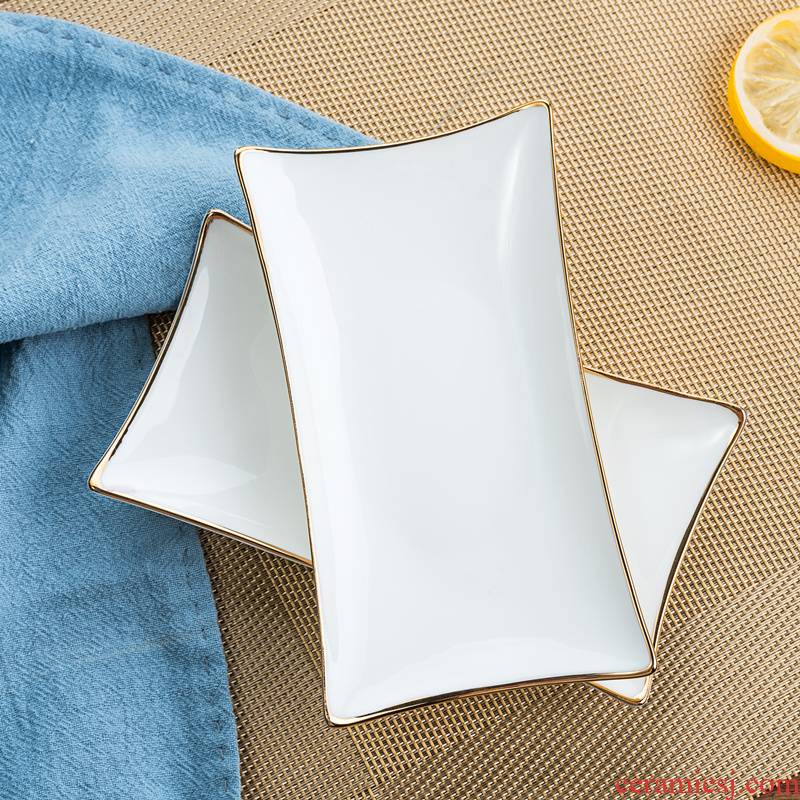 6 inches up Phnom penh dish towel ipads plate household small small plate ceramic deep dish ipads porcelain tableware side dishes move