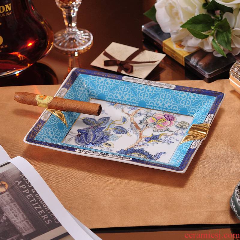 Ipads porcelain ashtrays ceramic fashion contracted Europe type restoring ancient ways small large horse cigar club office KTV bar