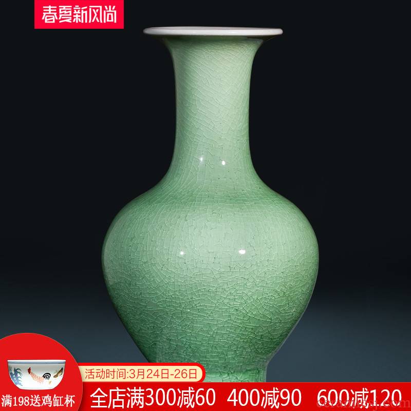 Jingdezhen ceramics manual archaize crackle vases, flower arrangement sitting room home wine ark, adornment handicraft furnishing articles