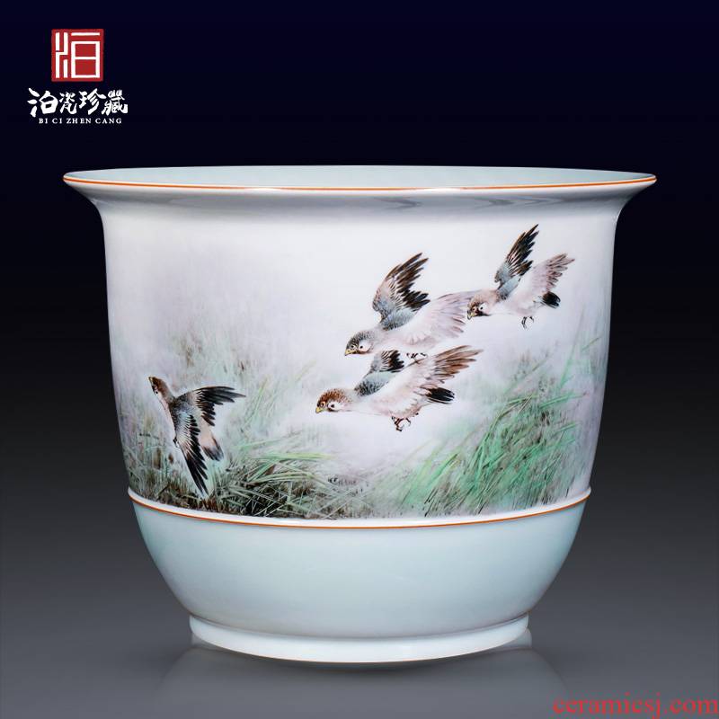The Master of jingdezhen ceramics hand - made birds decoration vase sitting room furniture collection of new Chinese style furnishing articles