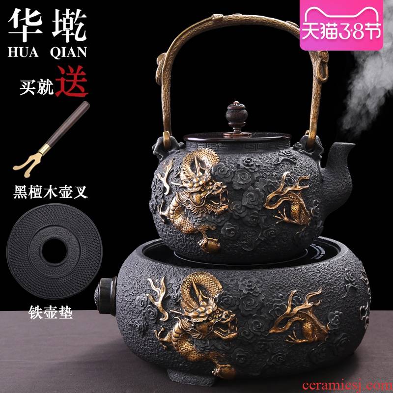 Southern China Qian iron pot of cast iron uncoated imitated Japanese ion electric TaoLu brother pot of boiling water boil tea package