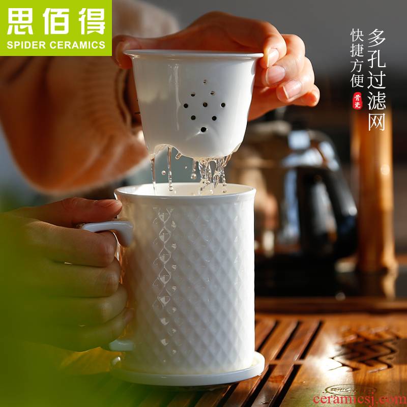 Think hk to ceramic cups) cup kung fu ipads China cups white porcelain tea cups with cover of pottery and porcelain porcelain tea set