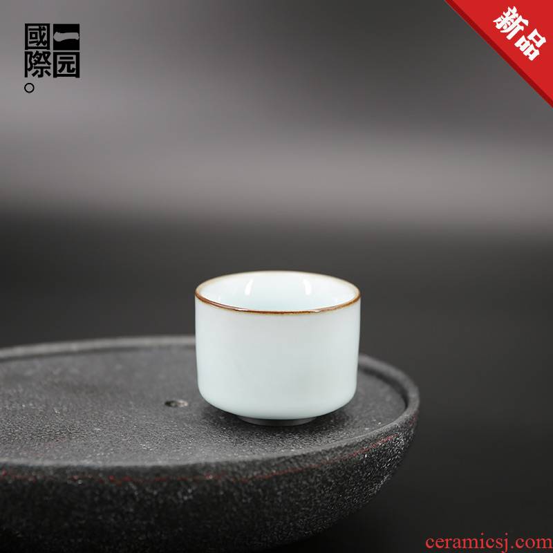 A garden international up thickening ceramics cup cup sample tea cup kung fu master cup single small tea cups