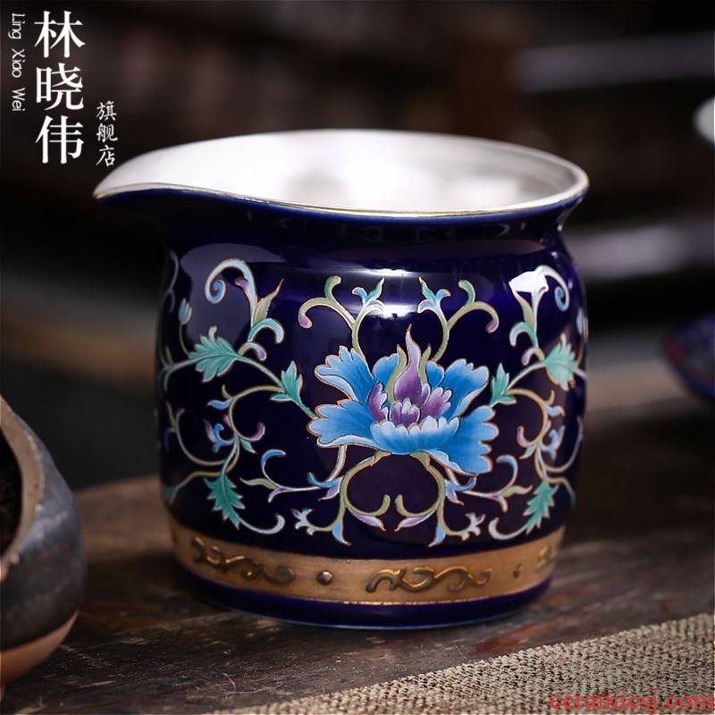 Grilled Lin Xiaowei coppering. As silver flower fair keller kung fu tea set zero distribution of tea ware and CPU jingdezhen tea bag sea mail