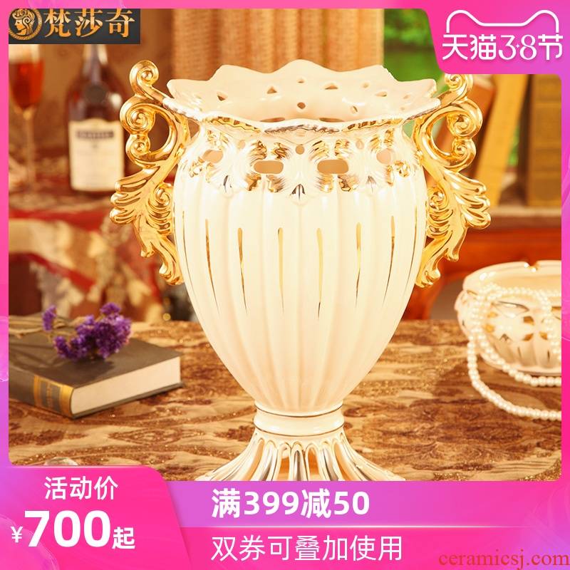 Vatican Sally European vase sitting room place villa large flower arranging exchanger with the ceramics TV ark, decoration decoration arts and crafts