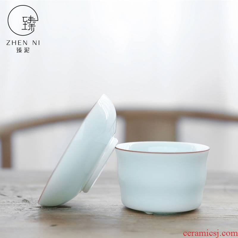 Clay ceramic) by manual filtering oolong tea set of Japanese kung fu tea accessories celadon tea filters