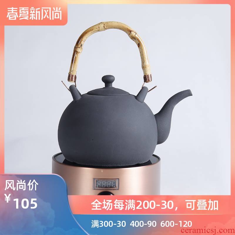 Poly real (sheng electric TaoLu ceramic pot to boil tea pot with black tea boiled tea stove suit tea, kungfu tea set