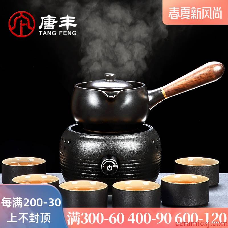 Tang Feng pu 'er cooking pot boil tea exchanger with the ceramics suit household tea kettle electrothermal electric TaoLu boiled tea stove