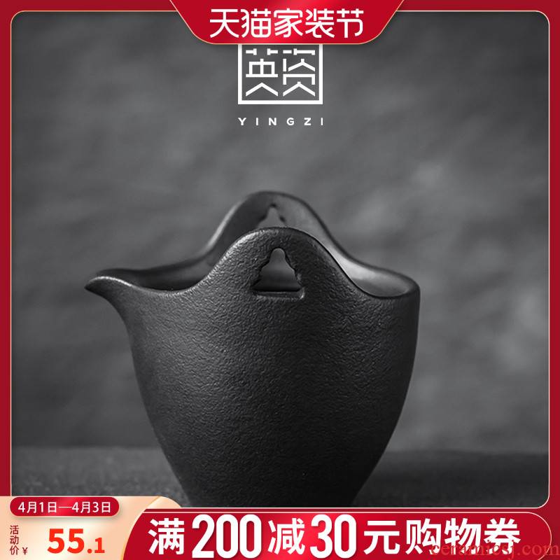 British justice of kung fu tea set archduke cup ceramic Japanese household contracted points tea tea tea sea move