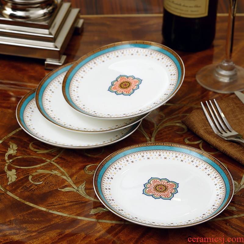 Porcelain show source creativity tableware ceramic dip seasoning dish to eat small cake snack plate disk circular disc ipads plate